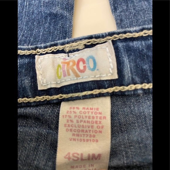 Circo Girls Jeans Sz 4 Slim Design Pockets EUC - Picture 6 of 6